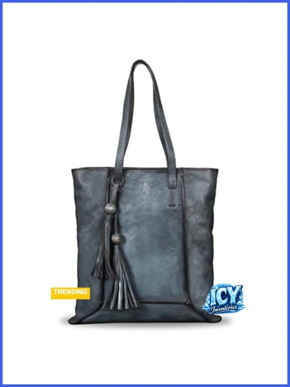 Genuine Leather Large Shoulder Bag Tote Satchel Purse Handbag